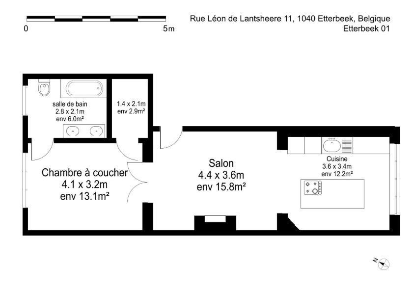 Apartment In Brussels, Lantsheere By Homenhancement Sa Exterior photo